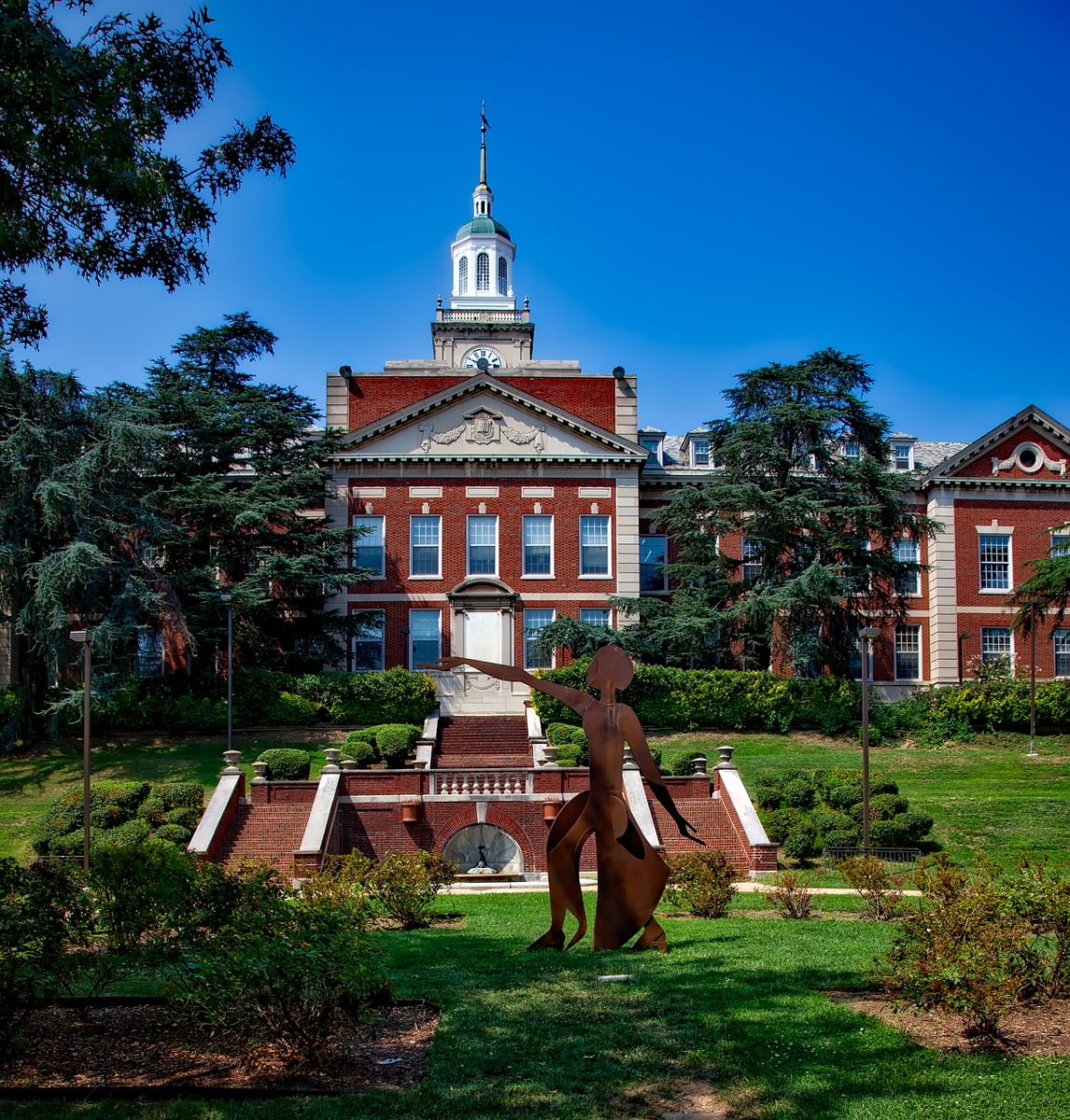A view of Howard University’s campus. 
