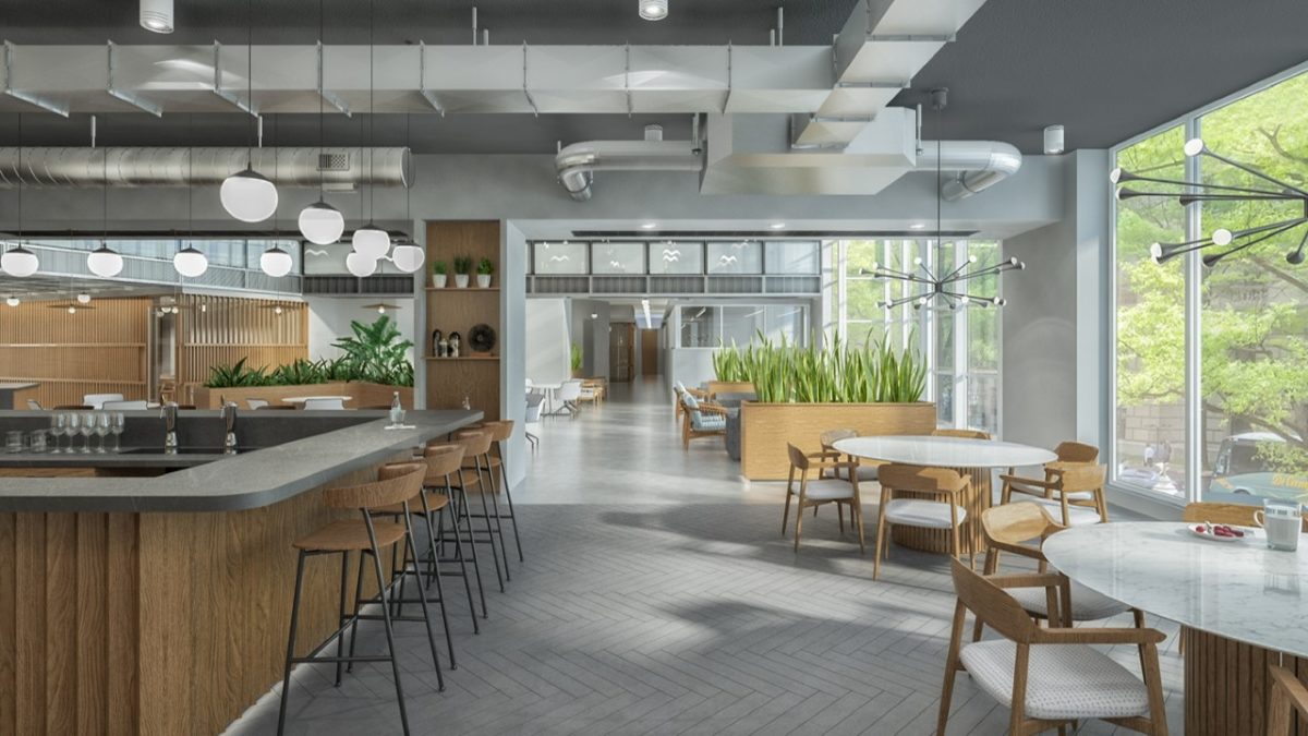 A rendering of MIXER RowHouse, expected to open in D.C. in early 2020.