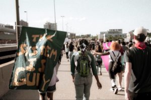 A youth-led protest in Baltimore, 2020. (Photo by Jerrod Clayton)