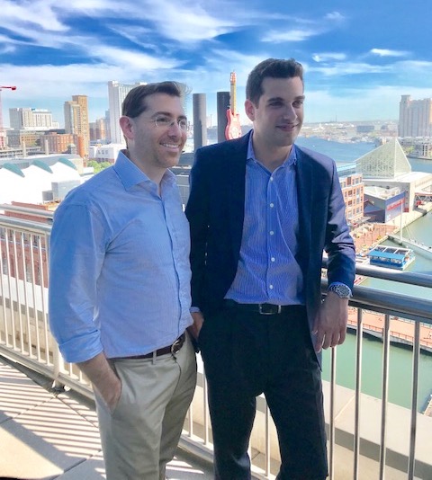 (L to R) Catalio Capital Management cofounders R. Jacob Vogelstein and George Petrocheilos.