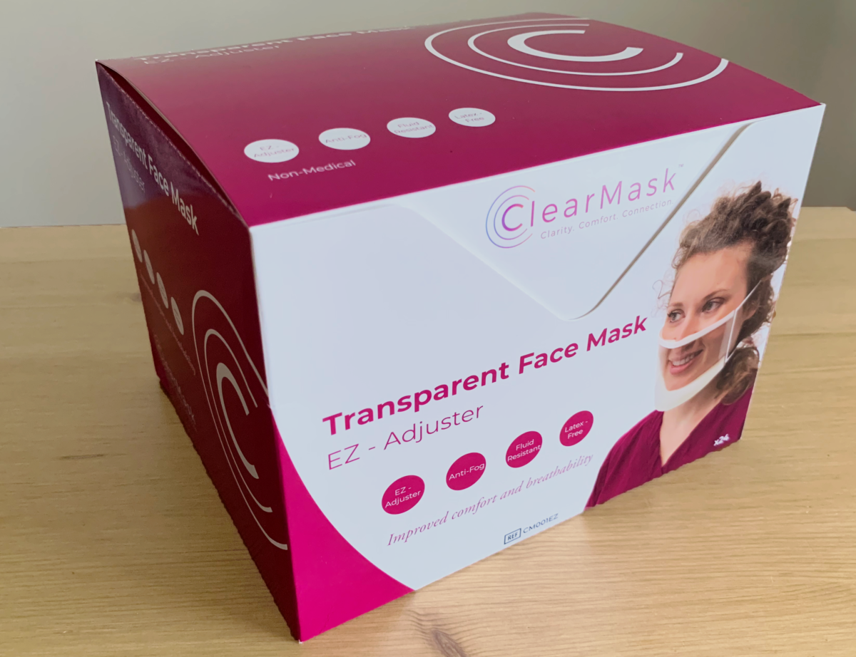 A box of ClearMasks. (Courtesy photo)