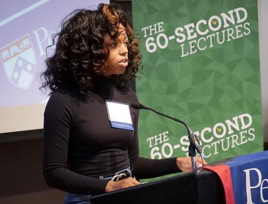 Gwendolyn Lewis speaks at University of Pennsylvania event.
