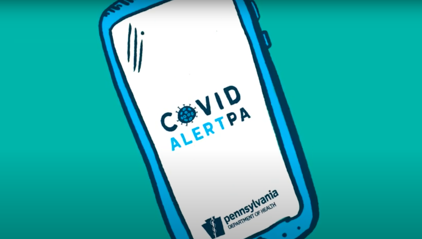COVID Alert PA app.