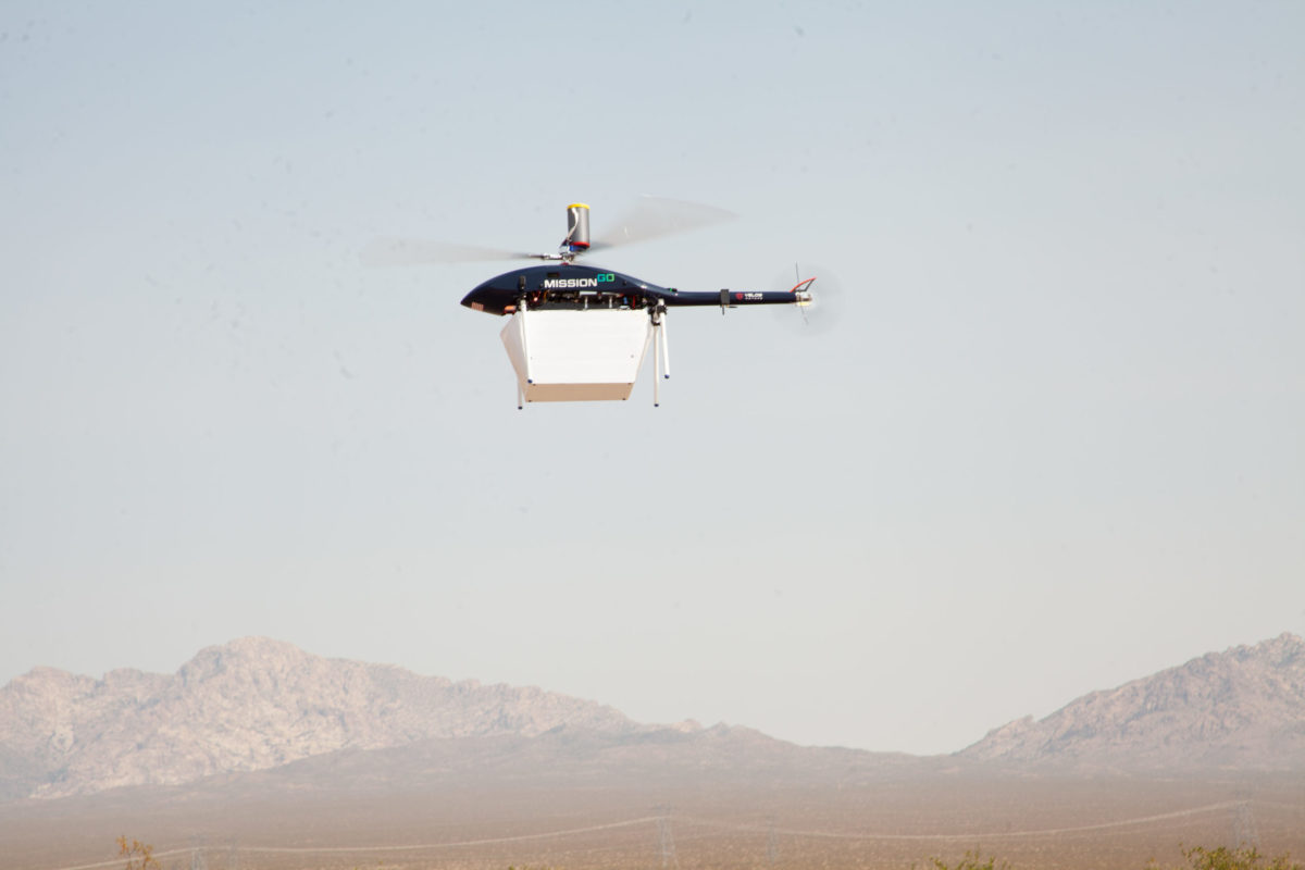 Precious cargo: An unmanned aircraft delivers human parts.