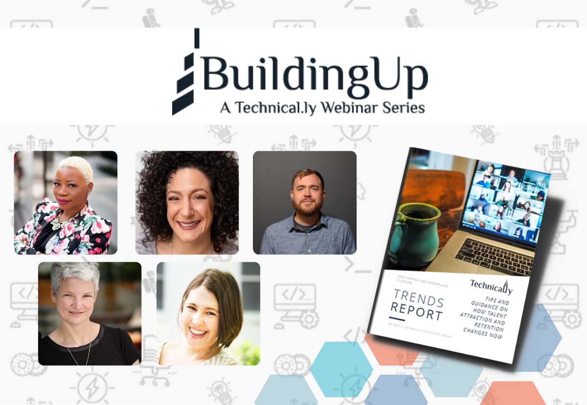 The inaugural BuildingUp webinar’s panelists.