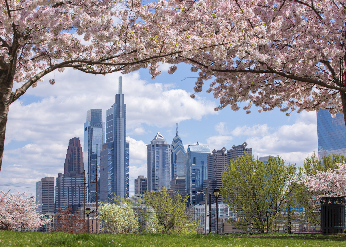 Springtime in Philly.