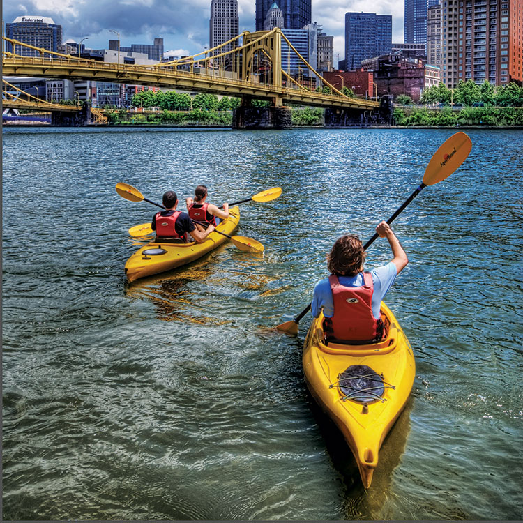 Pittsburgh Passport has a mix of events for young professionals, including kayaking.