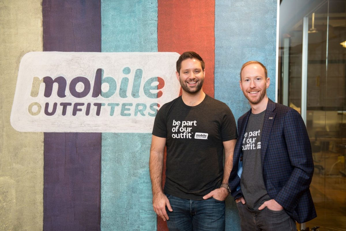 Eric Griffin and Dennis O’Donnell, cofounders of Mobile Outfitters.