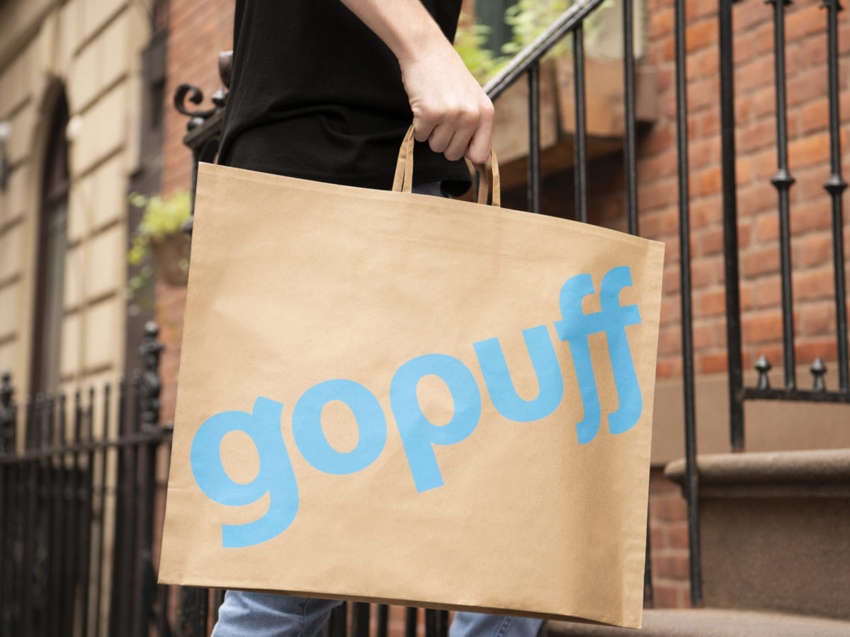 Gopuff delivery.