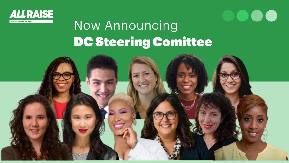 The steering committee for All Raise DC. 