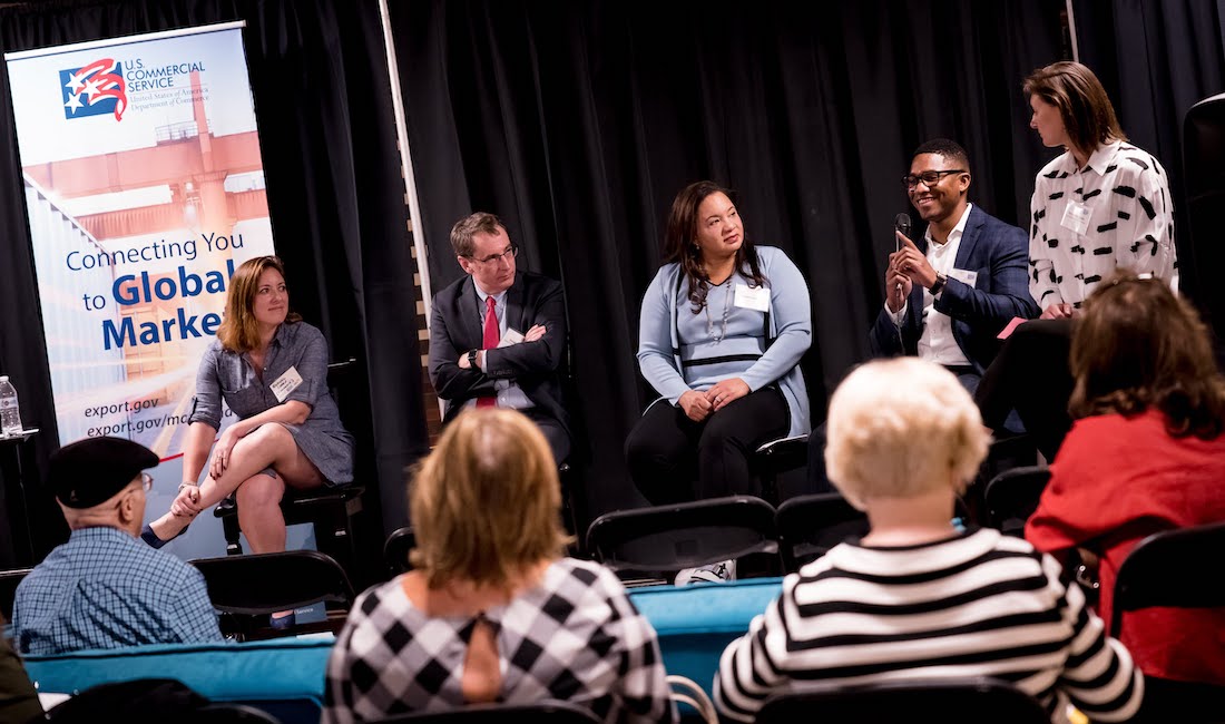 A U.S. Department of Commerce-affiliated panel at a past Baltimore Innovation Week. 