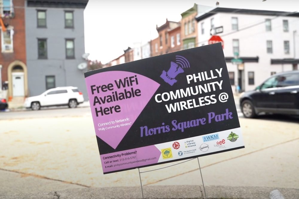 Philly Community Wireless, now providing free internet in Kensington.