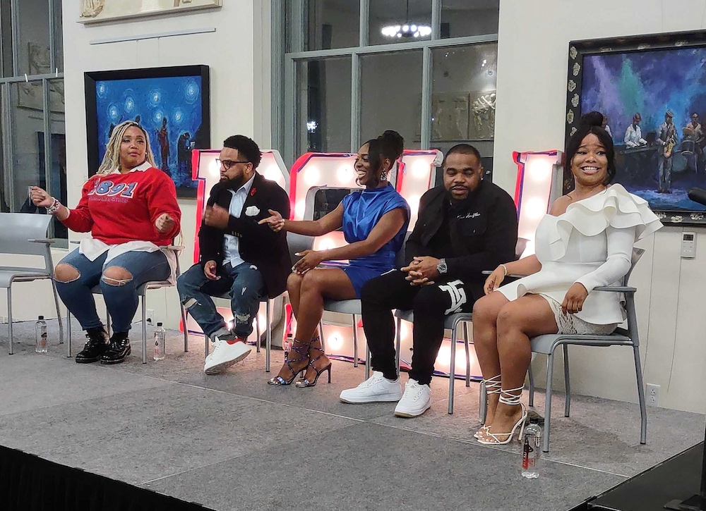 Delaware State University alum on the Homecoming panel “How I Made It.”