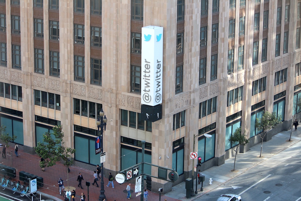 Twitter’s San Francisco HQ in 2013.