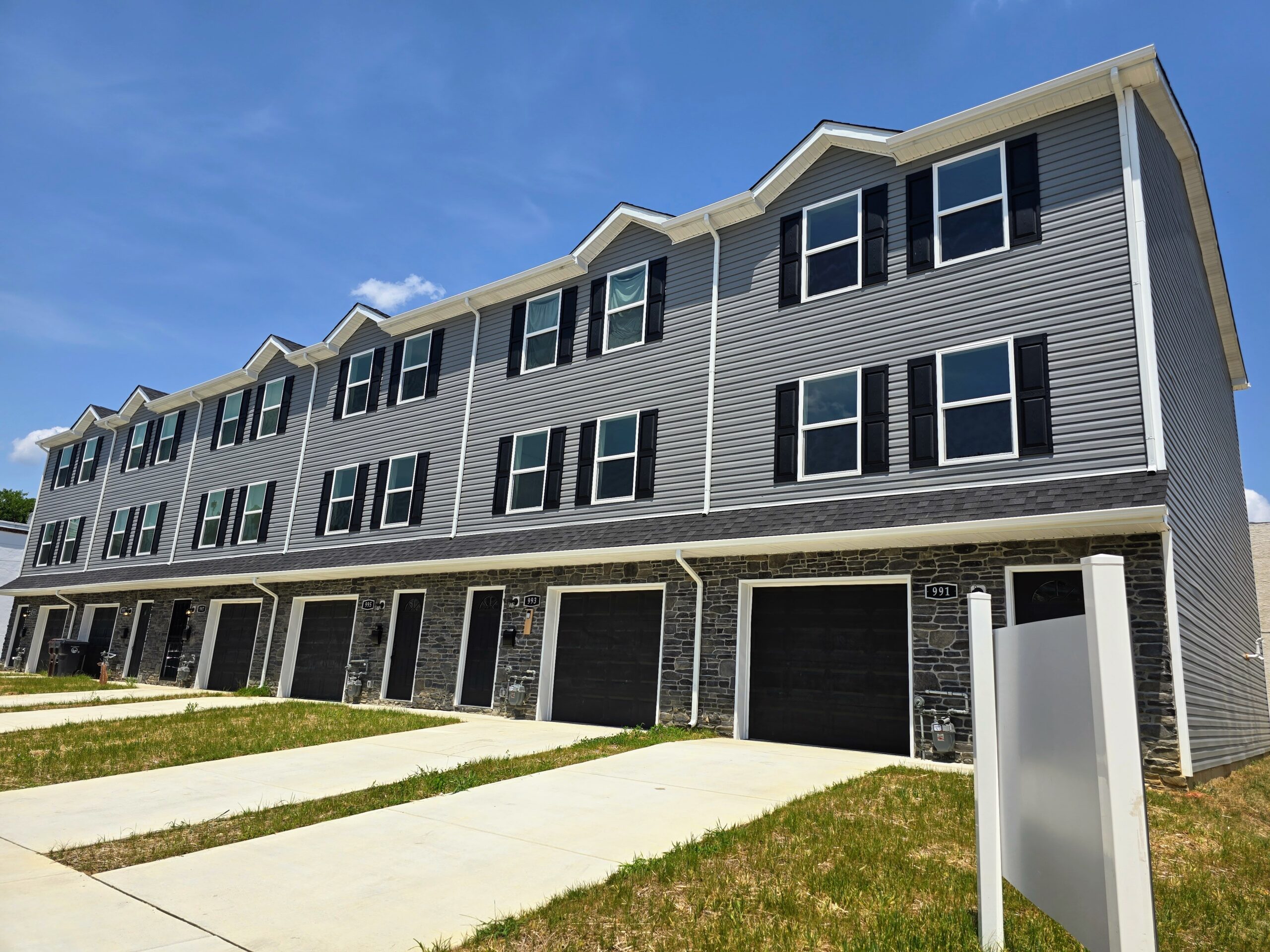 A row of houses